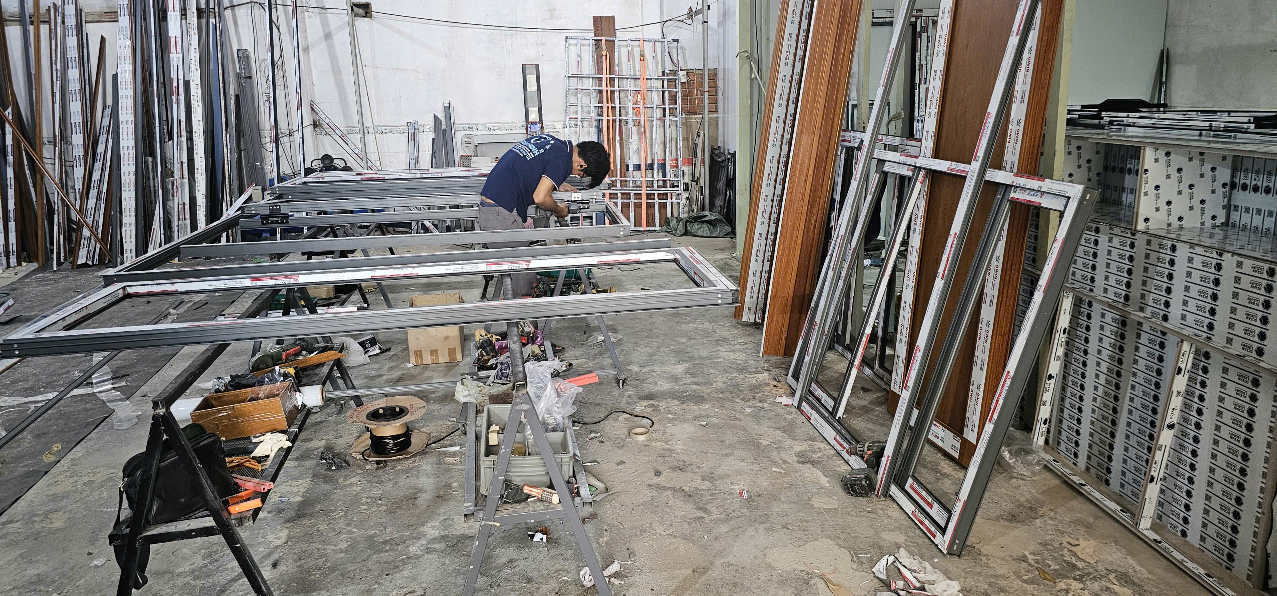 Gia công lắp đặt cửa nhôm xingfa giá tốt